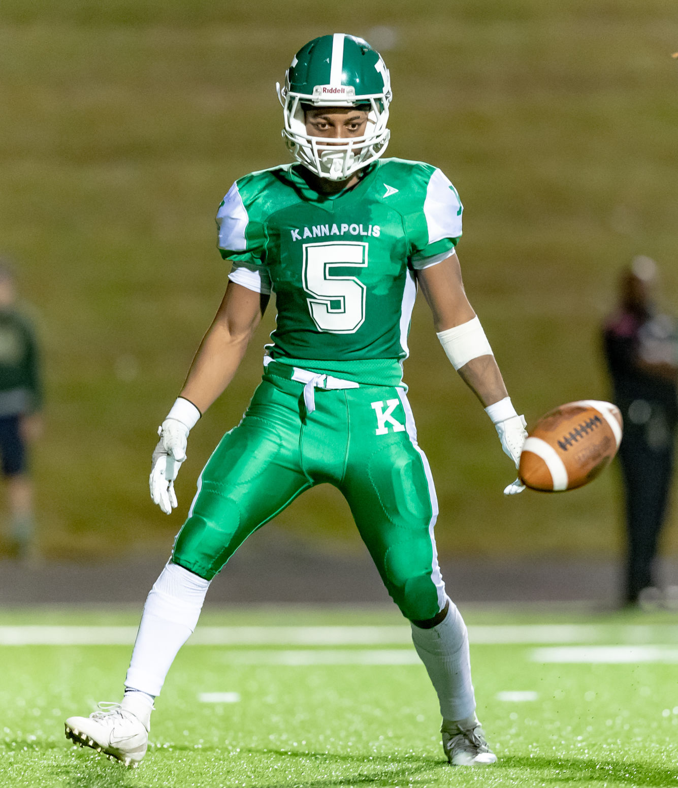 Friday night high school football action